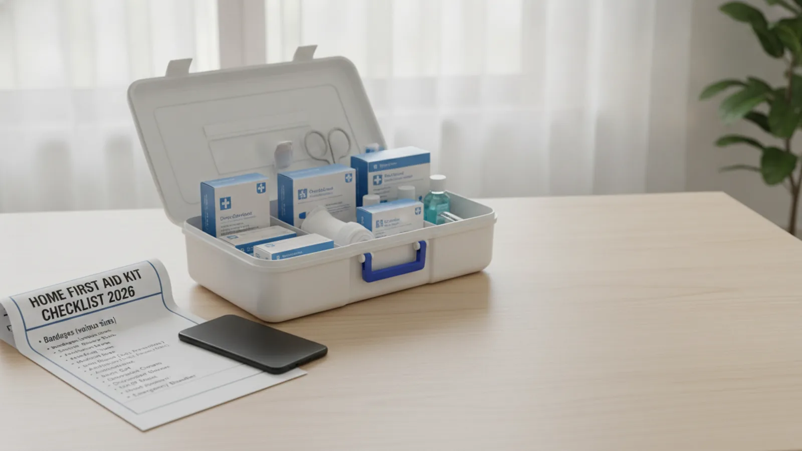 Best Home First Aid Kit Checklist 2026 | BMC Medical