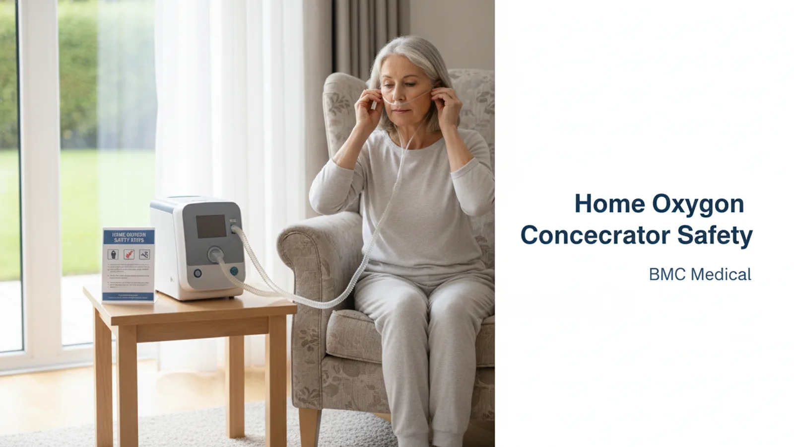 Home Oxygen Concentrator Safety | BMC Medical